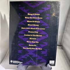 BLAZE OF GLORY Sheet Music 1990 Jon Bon Jovi Guitar Piano Rock w/ Poster