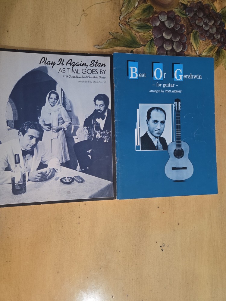 Stan Ayeroff Transcriptions For The Jazz Guitar 50 Pieces One Page Has White Out