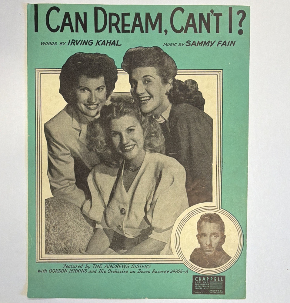 I Can Dream, Can&rsquo;t I? Piano Solo Sheet Music Chappell C-784-4