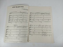 Neil Young After The Gold Rush Pop Choral Showcase 1983 Warner Bros Sheet Music