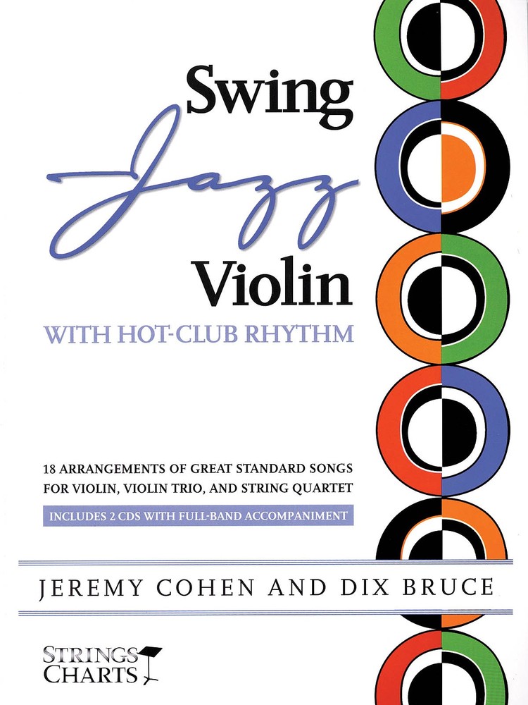 Swing Jazz Violin Hot Club Rhythm Play-Along Sheet Music Song Book Online Audio