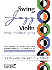 Swing Jazz Violin Hot Club Rhythm Play-Along Sheet Music Song Book Online Audio