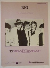 RIO Sheet Music DURAN DURAN 1982