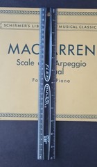 1939 Vintage WALTER MACFARREN – Scale & Arpeggio Manual For The Piano – Rare