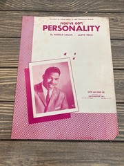 Personality Sheet Music LLOYD PRICE P/V/G Logan Lloyd & Logan 1959