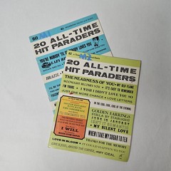 2 Trombone Solos Duets 20 All-Time Hit Paraders Vintage Music Book Lot