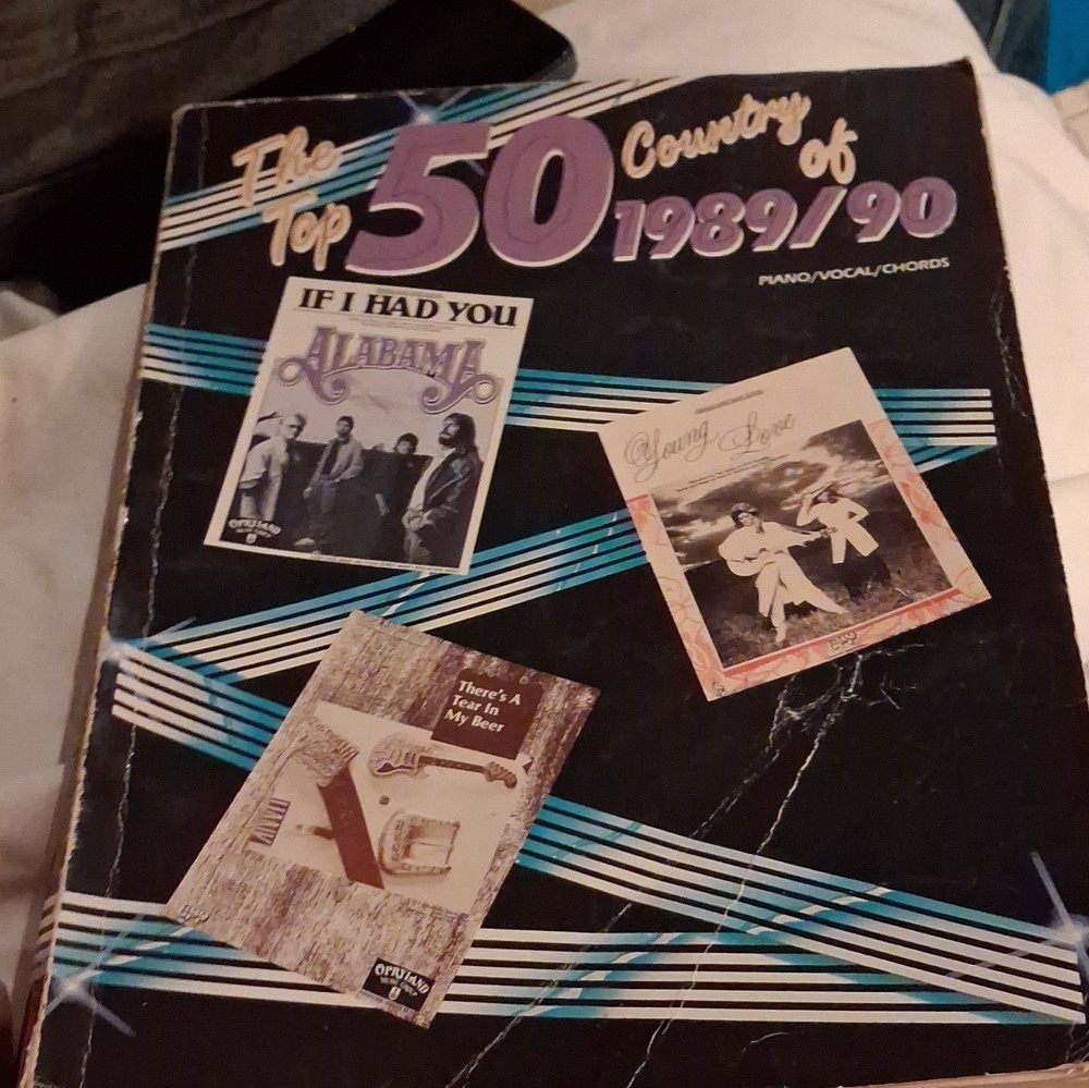 Top 50 Country 1989/90 Piano/Vocal/Chords Collection Song Book P/V/C