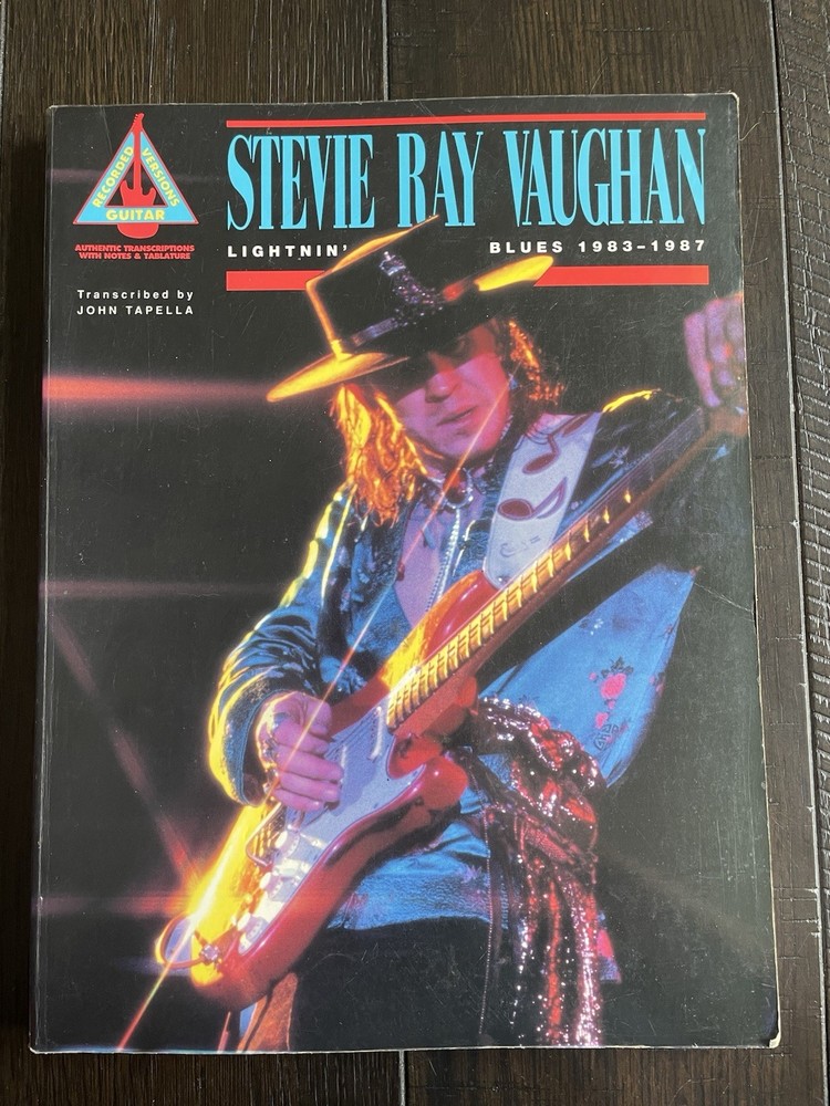 Stevie Ray Vaughan Guitar Tab Book Tablature Lightnin’ Blues 1983 – 1987