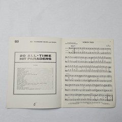 2 Trombone Solos Duets 20 All-Time Hit Paraders Vintage Music Book Lot