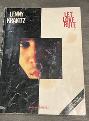 Lenny Kravitz, Let Love Rule, Songbook, 1990 Fair Condition No Poster