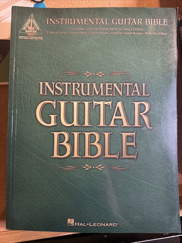 Instrumental Guitar Tab Bible Songbook 37 Songs 224 Pages Excellent Cond