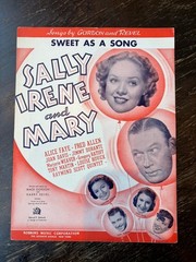 Alice Faye Vintage Sheet Music Lot Lillian Russell In Old Chicago & More