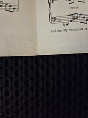 1970 Chicago Colour My World Piano Voice Sheet Music John Brimhall Piano Series