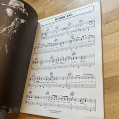 Vintage Bob Dylan Desire Sheet Music Songbook Lyrics 1st Printing 1976 RARE