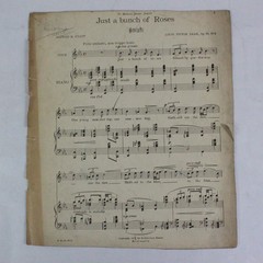 Vintage Sheet Music Lot of 8 Musical Folk Pop Jazz Waltz Songs & 2 Loose Leaf