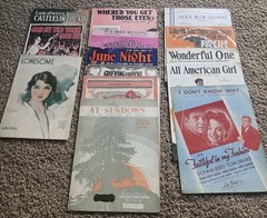 LOT OF 14 Antique SHEET MUSIC; Leo Fiest, Publisher; 1910&rsquo;s, &rsquo;20&rsquo;s, &rsquo;30&rsquo;s