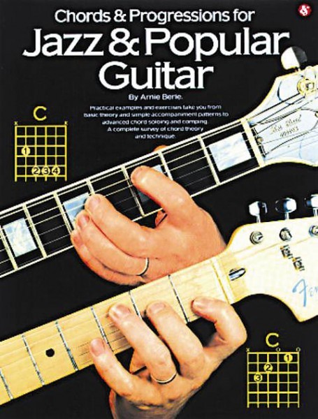 Chords & Progressions for Jazz & Popular Guitar Sheet Music Book NEW 014006679