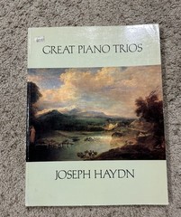 Vtg Great Piano Trios Music Book Joseph Haydn Piano/Violin/Cello Full Scores G26