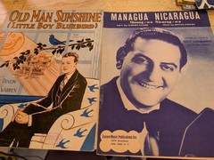 Lot of 10 antique vintage sheet music folios – different songs 1920s-1950s Lot 7