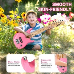30 Inch Kids Electric Guitar Beginner Kits ST Style Mini Electric Guitar for …