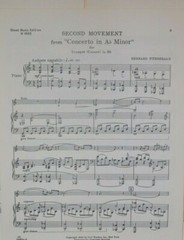 Trombone & Piano 2nd Movement from Concerto in Ab minor by R B Fitzgerald New