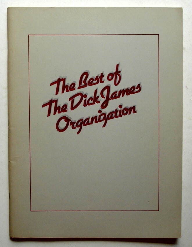 The Best of the Dick James Organization – Songbook