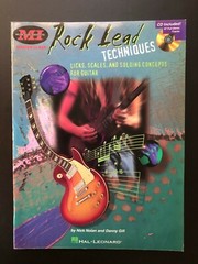 « ROCK LEAD TECHNIQUES » by Nick Nolan 1998 Music Sheet Book