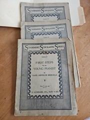 3 Schirmer Scholastic Series Vol 63, 84, 110 First Steps For the Young Pianist