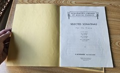 Schirmer&rsquo;s Library of Musical Classics Selected Sonatinas 1904 and Clementi 1941