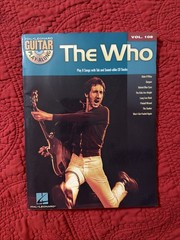 The Who Songbook Guitar Tab Play-Along With CD Excellent New