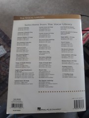 14 Sacred Solos The Vocal Library High Voice Sheet Music Book With 2 CDs