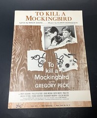 TO KILL A MOCKINGBIRD SHEET MUSIC 1963 VHTF Collectible – Bernstein Mack David