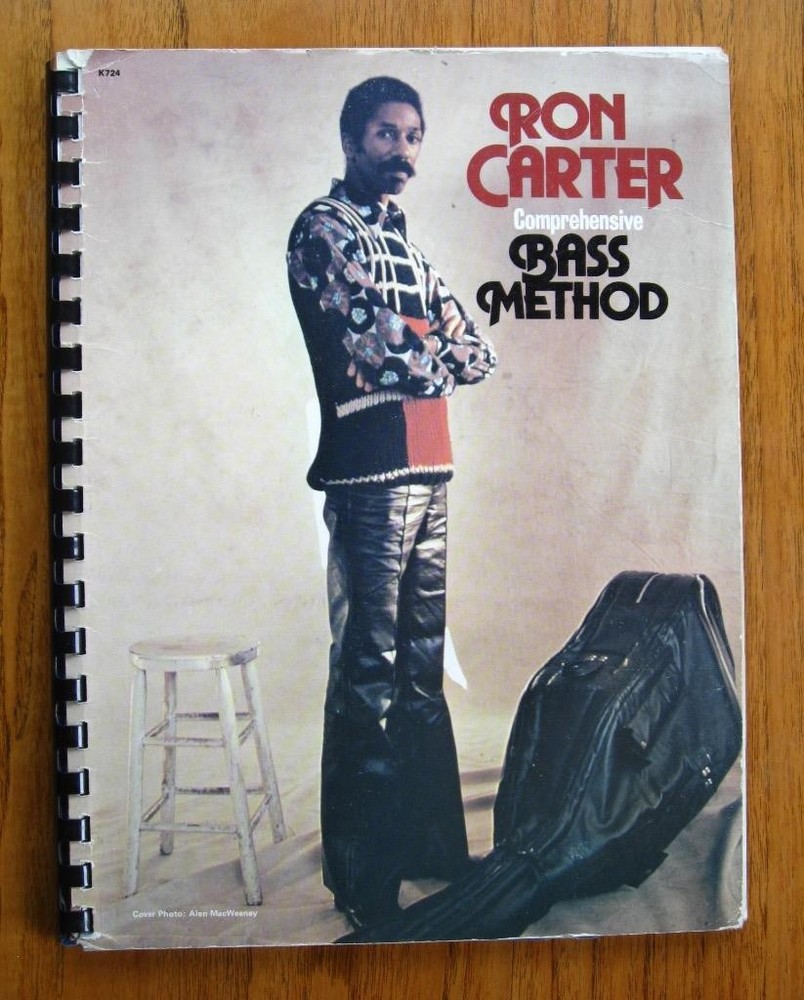 Ron Carter Comprehensive Bass Method 1977 Hansen House plastic comb binding