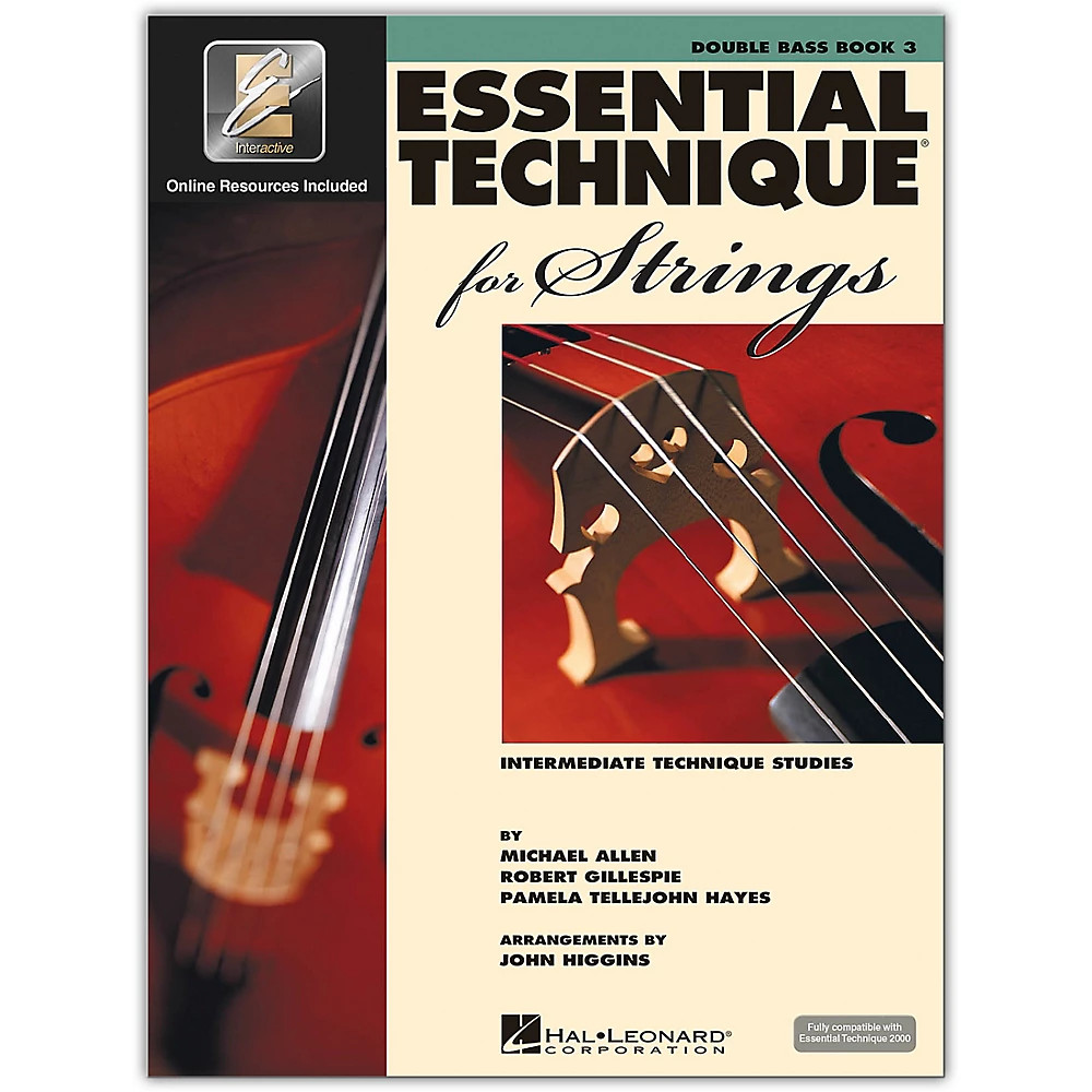 Hal Leonard Essential Technique for Strings Double Bass (Book 3 with EEi)
