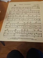 WHITE CHRISTMAS movie Irving Berlin Sheet Music Bing Crosby 1954