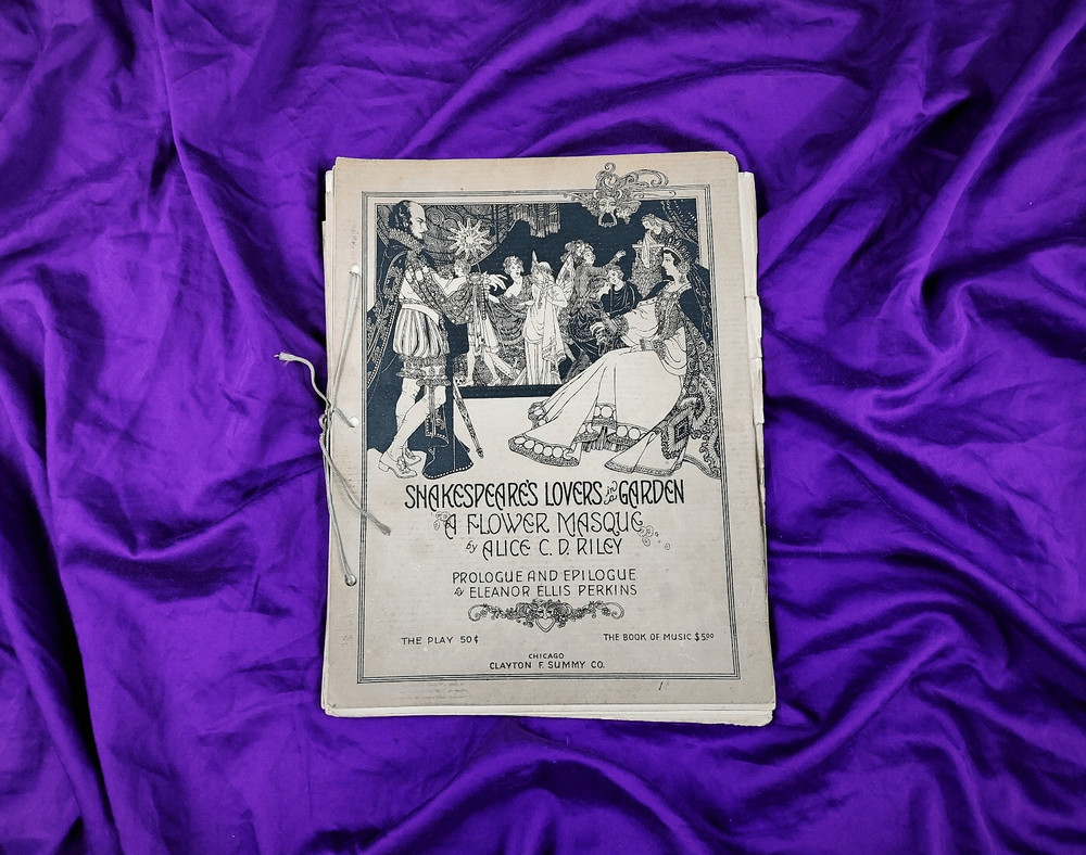 1880s 1890s Shakespeare Tschaikowsky Lovers in a Garden Classical Chart Music