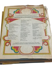 Vtg Rodgers Hammerstein Song Book 1968 Sound of Music Oklahoma Carousel