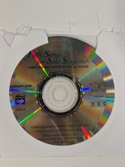 Folk Songs for Solo Singers, Vol 2 Medium Low Solo Voice Piano Jay Althouse w/CD