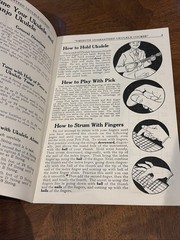 Illustrated “5-Minute Guaranteed Ukulele Course” Retro Booklet