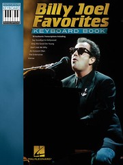 Billy Joel Favorites Keyboard Book Recorded Versions Piano Sheet Music 18 Songs