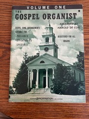 The Gospel Organist Vol. One Arranger Harold De Cou 1965 Singspiration Pub