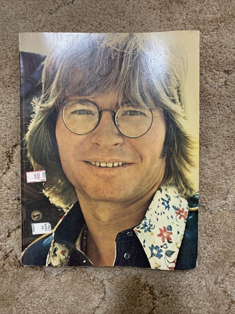 Vintage 1975 John Denver Windsong Sheet Music & Lyrics Book Cherry Lane Music Co