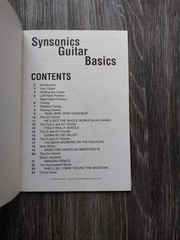 Synsonics Guitar Basics Includes Eight Songs With Easy Instructions Paperback