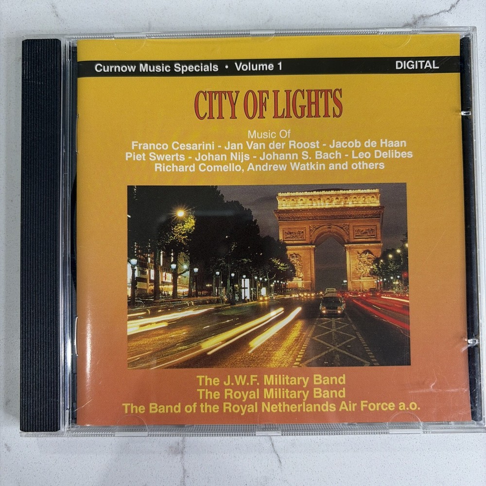 City of Lights CD Curnow Music Specials Military Band Classical Instrumental