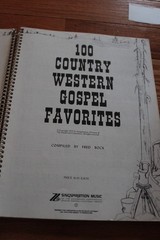 100 Country Western Gospel Favorites Singspiration spiral bound Fred Bock