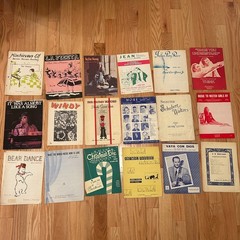 Lot Of 70+ Vintage Piano Sheet Music/Books – Pop Rock Classical Broadway 60s 70s