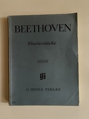 Beethoven Variationen Klavier Band II Henle Urtext HN1269 No Markings, Clean