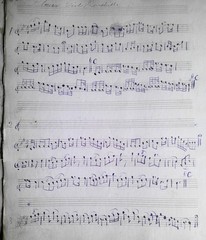 19th century Handwritten Music manuscripts – 66 pages – Quadrilles, etc
