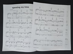 Roxette Spending My Time Sheet Music Piano Vocal Guitar Vintage 1991 USA SELLER