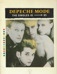 Depeche Mode SONGBOOK The Singles 1981-1985 80&rsquo;s Gore PVG Folio Austin, TX VG